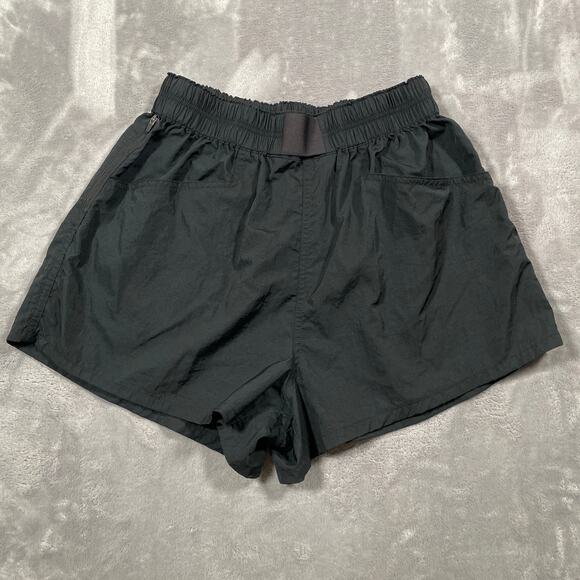 Prana Shorts Womens Medium Black Crossback Ripstop Quick Dry Hiking Outdoor - Picture 1 of 11
